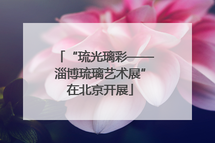 “琉光璃彩——淄博琉璃艺术展”在北京开展