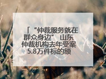 “仲裁服务就在群众身边” 山东仲裁机构去年受案5.8万件标的额604亿元