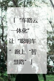 “车路云一体化” 让“聪明车”跑上“智慧路”