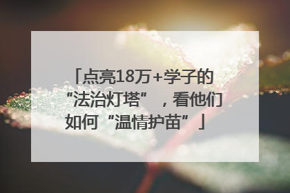 点亮18万+学子的“法治灯塔”，看他们如何“温情护苗”