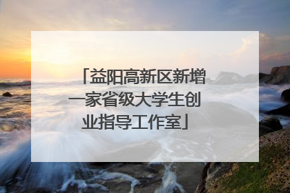 益阳高新区新增一家省级大学生创业指导工作室