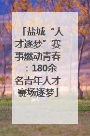 盐城“人才逐梦”赛事燃动青春：180余名青年人才赛场逐梦