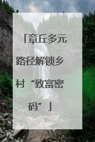 章丘多元路径解锁乡村“致富密码”