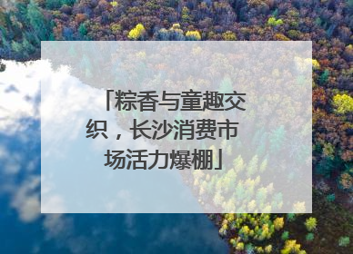粽香与童趣交织，长沙消费市场活力爆棚