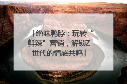 绝味鸭脖：玩转“鲜辣”营销，解锁Z世代的情感共鸣