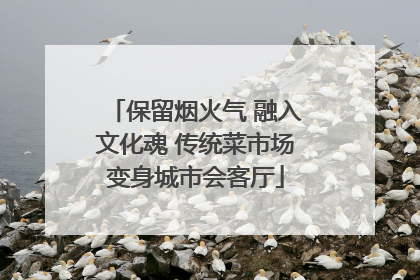 保留烟火气 融入文化魂 传统菜市场变身城市会客厅