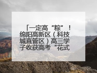 一定高“粽”！绵阳高新区（科技城直管区）高三学子收获高考“花式”祝福
