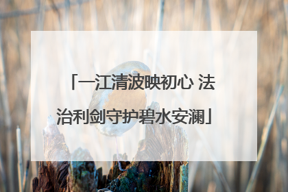 一江清波映初心 法治利剑守护碧水安澜