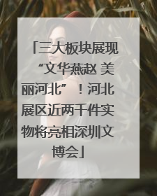 三大板块展现“文华燕赵 美丽河北”！河北展区近两千件实物将亮相深圳文博会
