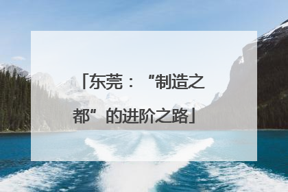 东莞：“制造之都”的进阶之路