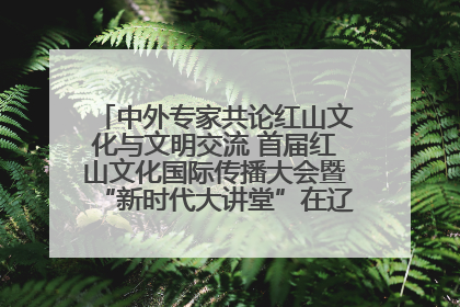中外专家共论红山文化与文明交流 首届红山文化国际传播大会暨“新时代大讲堂”在辽宁朝阳举办