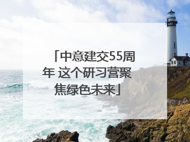 中意建交55周年 这个研习营聚焦绿色未来