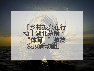 乡村振兴在行动丨湖北茅箭：“体育+”激发发展新动能