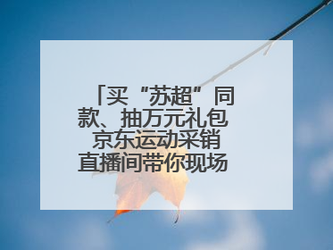 买“苏超”同款、抽万元礼包 京东运动采销直播间带你现场沉浸式看球赛