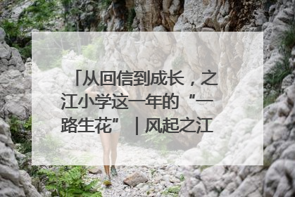 从回信到成长，之江小学这一年的“一路生花”｜风起之江 扶摇直上