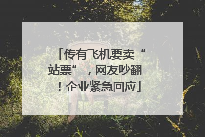 传有飞机要卖“站票”，网友吵翻！企业紧急回应