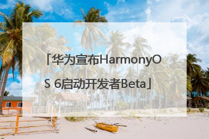 华为宣布HarmonyOS 6启动开发者Beta