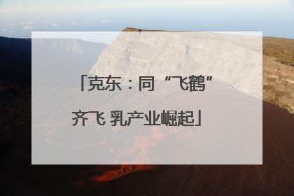 克东：同“飞鹤”齐飞 乳产业崛起