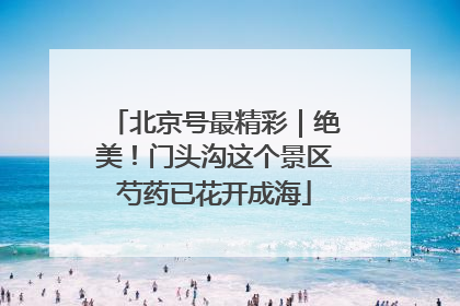 北京号最精彩｜绝美！门头沟这个景区芍药已花开成海