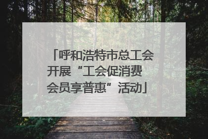 呼和浩特市总工会开展“工会促消费 会员享普惠”活动