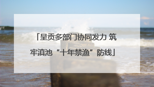 呈贡多部门协同发力 筑牢滇池“十年禁渔”防线