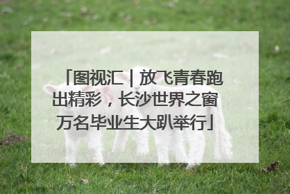 图视汇｜放飞青春跑出精彩，长沙世界之窗万名毕业生大趴举行