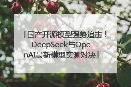 国产开源模型强势追击！DeepSeek与OpenAI最新模型实测对决