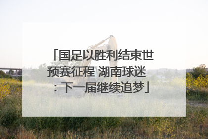 国足以胜利结束世预赛征程 湖南球迷：下一届继续追梦