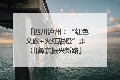 四川泸州：“红色文旅+火红甜橙”走出彝寨振兴新路