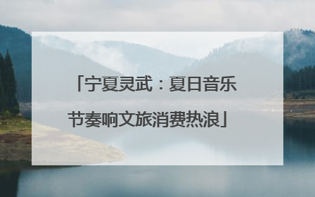 宁夏灵武：夏日音乐节奏响文旅消费热浪