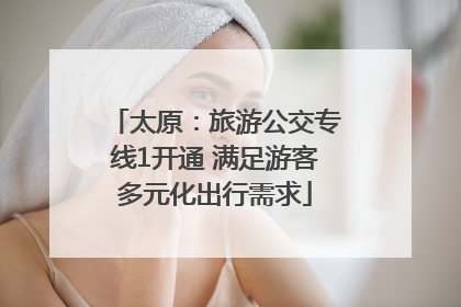太原：旅游公交专线1开通 满足游客多元化出行需求