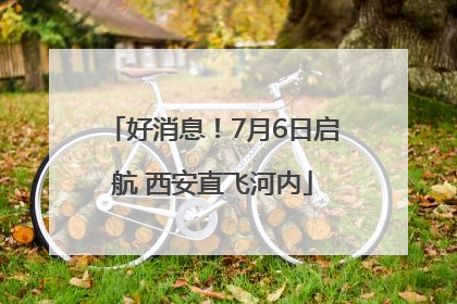 好消息！7月6日启航 西安直飞河内