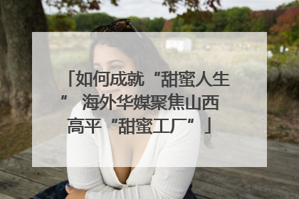 如何成就“甜蜜人生” 海外华媒聚焦山西高平“甜蜜工厂”