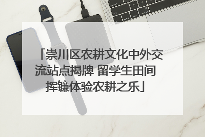 崇川区农耕文化中外交流站点揭牌 留学生田间挥镰体验农耕之乐
