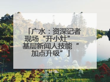 广水：资深记者现场“开小灶” 基层新闻人技能“加点升级”
