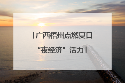 广西梧州点燃夏日“夜经济”活力