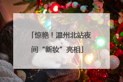 惊艳！温州北站夜间“新妆”亮相
