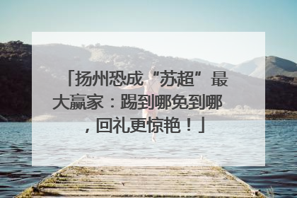 扬州恐成“苏超”最大赢家：踢到哪免到哪，回礼更惊艳！