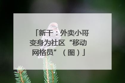 新干：外卖小哥变身为社区“移动网格员”（图）