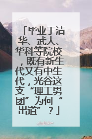 毕业于清华、武大、华科等院校，既有新生代又有中生代，光谷这支“理工男团”为何“出道”？