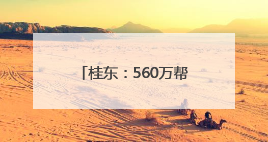 桂东：560万帮扶资金的背后故事
