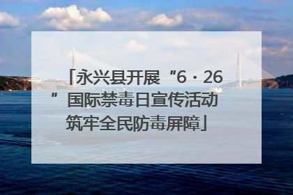 永兴县开展“6・26”国际禁毒日宣传活动 筑牢全民防毒屏障