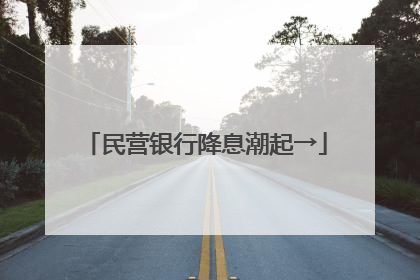 民营银行降息潮起→