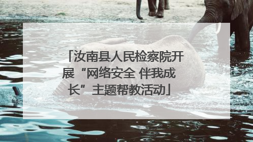 汝南县人民检察院开展“网络安全 伴我成长”主题帮教活动