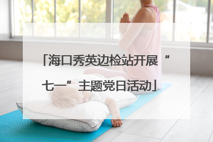 海口秀英边检站开展“七一”主题党日活动