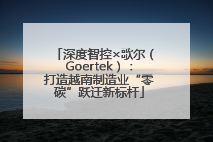 深度智控×歌尔（Goertek）：打造越南制造业“零碳”跃迁新标杆