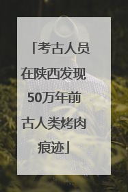 考古人员在陕西发现50万年前古人类烤肉痕迹