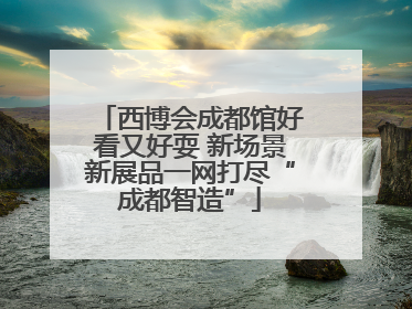 西博会成都馆好看又好耍 新场景新展品一网打尽“成都智造”