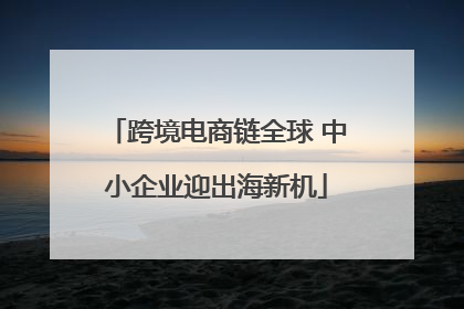 跨境电商链全球 中小企业迎出海新机