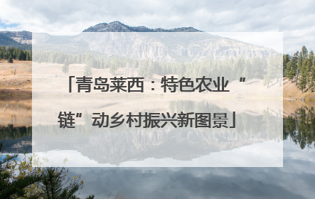 青岛莱西：特色农业“链”动乡村振兴新图景
